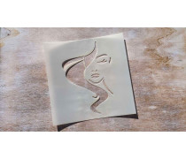 Трафарет Девушка №3, 12 см