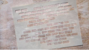 Трафарет Кирпичи №2, 20х15 см
