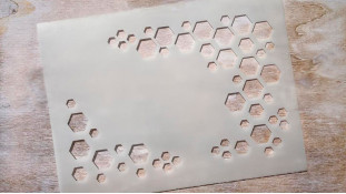 Трафарет Соты №1, 20х15 см