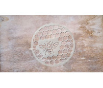 Трафарет Пчела и соты, 12 см