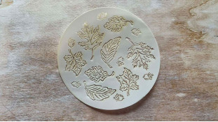 Трафарет Листья №5, 12 см