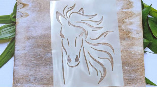 Трафарет Лошадь, 20х15 см