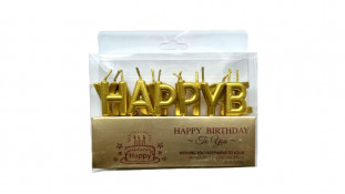 Свечи буквы Happy Birthday