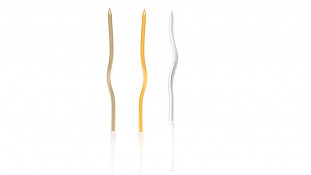 Свеча для бенто торта витая, 1 шт