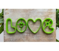 Набор вырубок LOVE №3