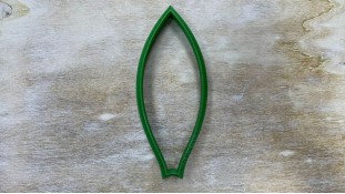 Вырубка Листик Лилии №2 Вырубка Листик Лилии №2