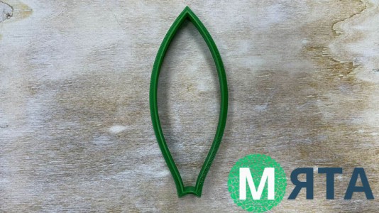 Вырубка Листик Лилии №2