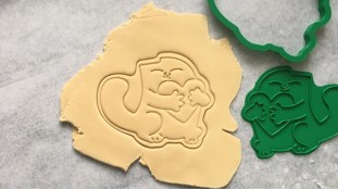 Вырубка + штамп Кот Саймон