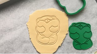 Вырубка + штамп Медведь №2