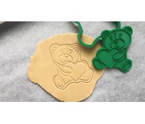 Вырубка + штамп Медведь №3