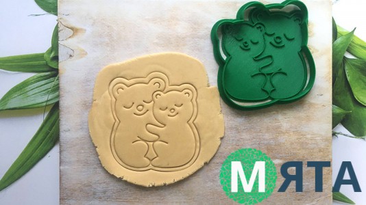 Вырубка + штамп Медвежата