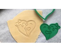 Вырубка + штамп Птички №2