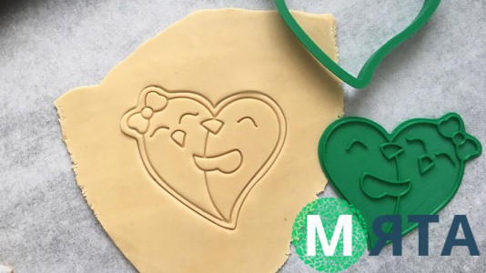 Вырубка + штамп Птички №2