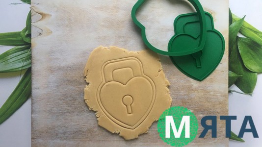 Вырубка + штамп Замок