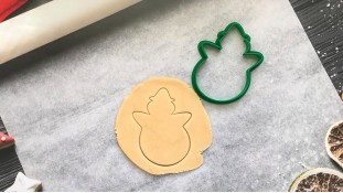 Вырубка Снеговик №1 Вырубка Снеговик №1