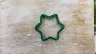 Вырубка Снежинка №3