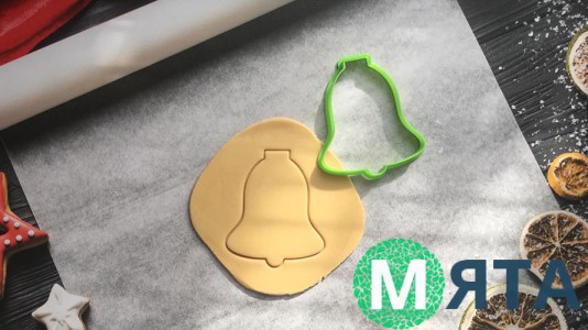 Вырубка Ёлочная игрушка №7. Колокольчик