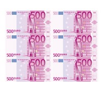 Картинка 500 євро (6 купюр)