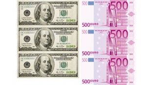 Картинка Долари та євро (6 купюр)