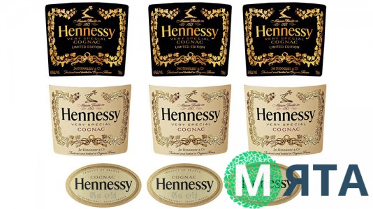 Етикетки Hennessy
