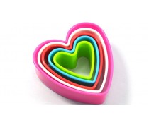 Вирубка Сердечки. 5 штук