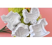 Плунжер для мастики Дитячий. 4 штуки