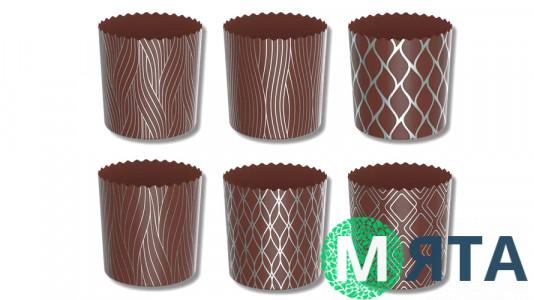 Паперова форма для паски Premium, 130х85 мм