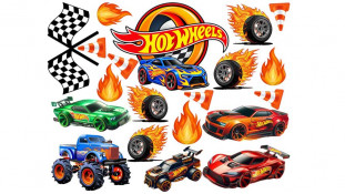 Їстівна картинка Hot Wheels 13