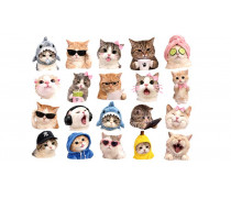 Їстівна картинка Коти 13 (Меми)