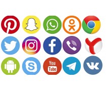Логотипи соцмережі