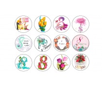 Їстівна картинка "8 Березня". 12