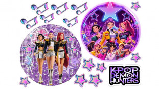 Їстівна картинка Huntrix Мисливці на демонів №1