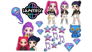 Їстівна картинка Huntrix Мисливці на демонів №3