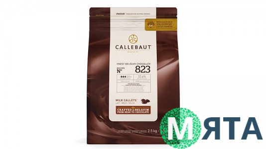 Шоколад молочний Callebaut 823. 33,6%