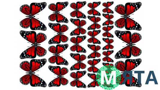Їстівна картинка Метелики 20