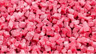 Фруктові желейні шматочки Малина, 100 грам Фруктові желейні шматочки Малина, 100 грам