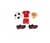 Набір цукрових топерів Футбольний 2D