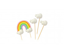 Набір цукрових топерів Веселка з хмаринками