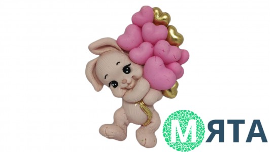 Шоколадна фігурка Mi-Mi Зайченя з кульками