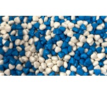 Кондитерська посипка Мікс Серця Білі та Сині