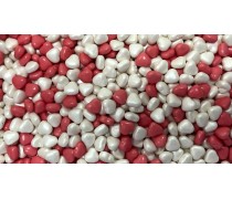 Кондитерська посипка Мікс Серця Білі та Червоні