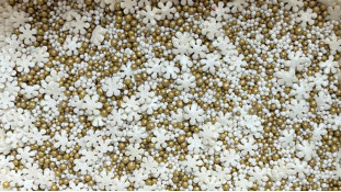 Цукрове посипання мікс Білий золотий Цукрове посипання мікс Білий золотий