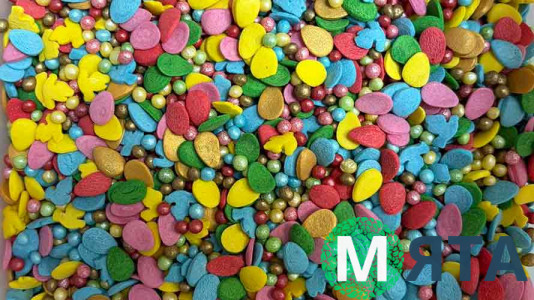 Цукрова посипка Пасхальна Кошик