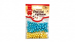 Рисові кульки Стік Жовтий/Блакитний