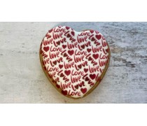 Пряник серце принт Love