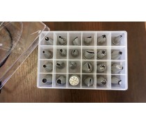 Набір кондитерських насадок розмір M. 24 штуки