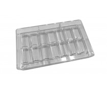 Полікарбонатна форма для цукерок Батончик гладкий, 14 шт