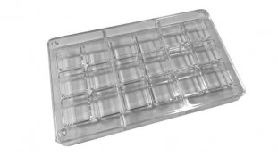 Полікарбонатна форма Кубики, 18 шт Полікарбонатна форма Кубики, 18 шт