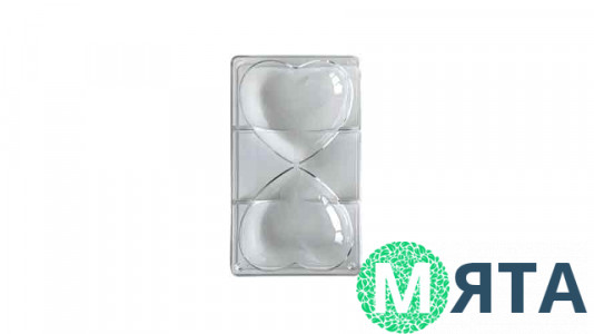 Полікарбонатна форма Серце 3d