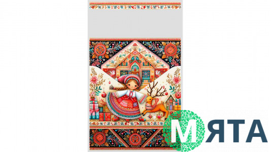 Пакет Новорічний №14, 25х40 см